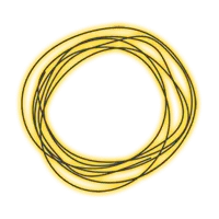Glowing circles representing full potential Glowing circles representing full potential